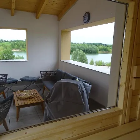 Feriendomizil Am Stoermthaler See, Lagovida, Leipziger Neuseenland, Grosspoesna, Privatstrand Exterior photo